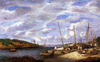 Boudin, Eugene - Douarnenez, Fishing Boats at Dockside